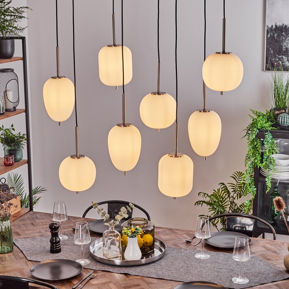 Verbania Lampa Wisząca Nikiel matowy, 8-punktowe main product photo