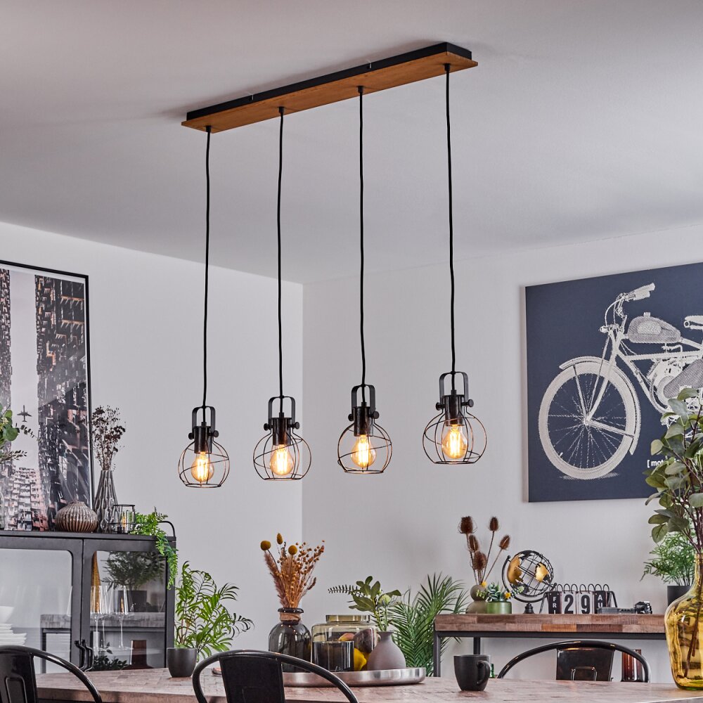 Sundsvall Lampa Wisząca Ecru, Czarny, 4-punktowe main product photo