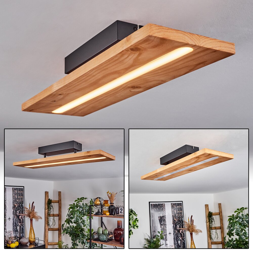 Adak Lampa Sufitowa LED Czarny, 1-punktowy main product photo