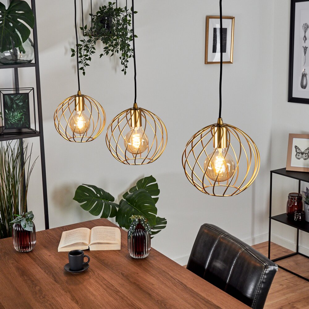 Miton Lampa Wisząca Czarny, 3-punktowe main product photo