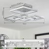 Bacolod Lampa Sufitowa LED Aluminium, 1-punktowy