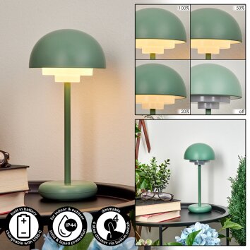 Bellange Lampa stołowa LED Zielony, 1-punktowy
