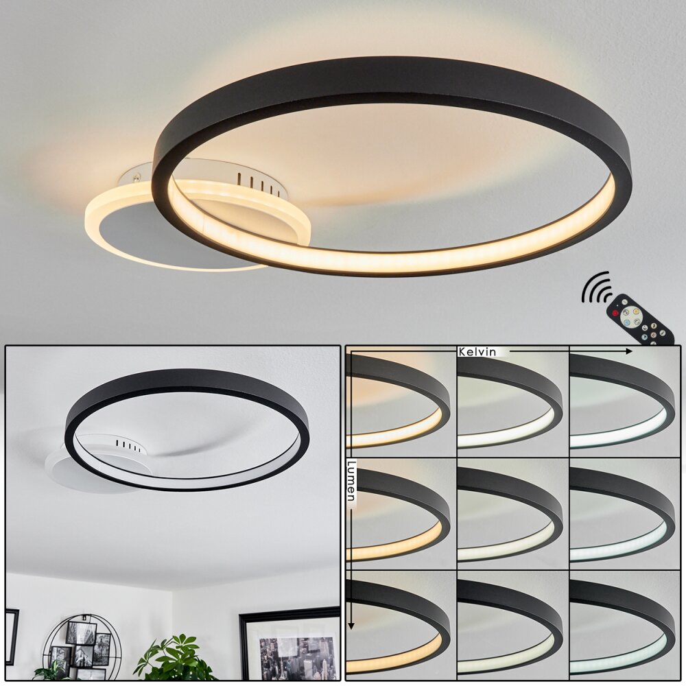 Bina Lampa Sufitowa LED Biały, 1-punktowy, Zdalne sterowanie main product photo