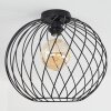 Miton Lampa Sufitowa Czarny, 1-punktowy