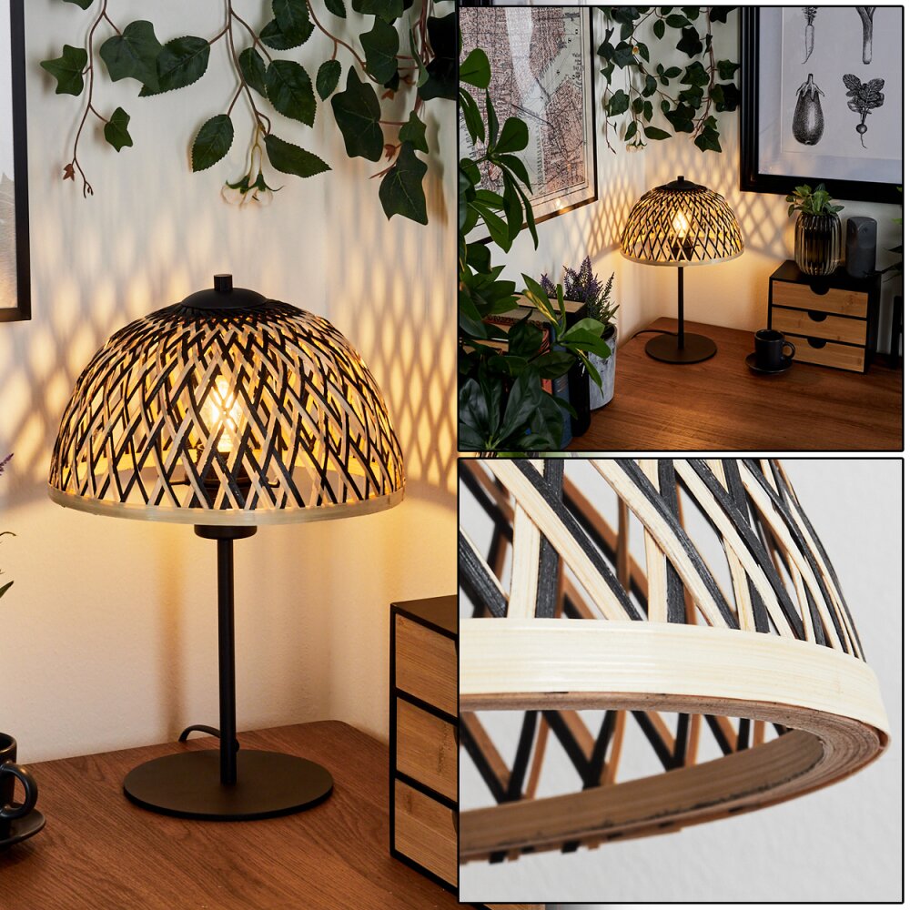 Barayn lampka nocna Ecru, Czarny, 1-punktowy main product photo