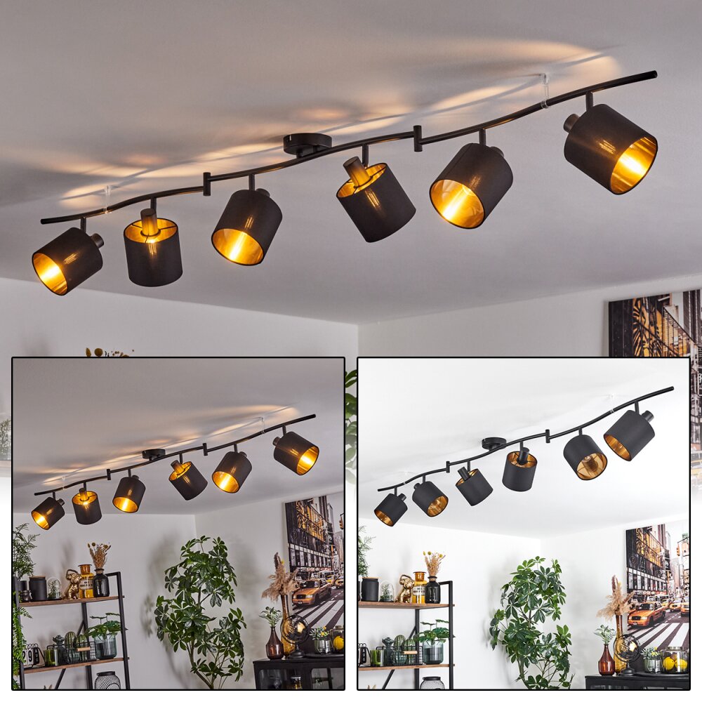 Alsen Lampa Sufitowa Czarny, 6-punktowe main product photo