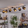 Alsen Lampa Sufitowa Czarny, 6-punktowe