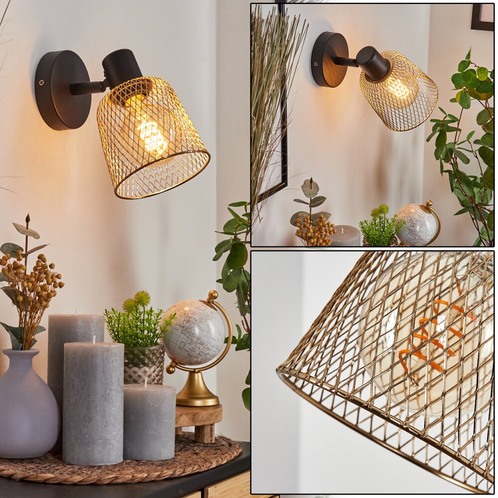 Guitton Lampa ścienna Czarny, 1-punktowy main product photo