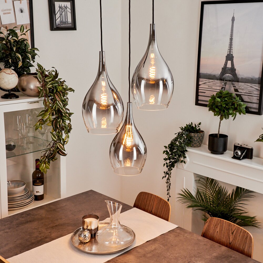 Capdevila Lampa Wisząca Chrom, 3-punktowe main product photo