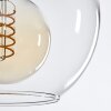 Koyoto Lampa Wisząca Szkło 20 cm złoty, czarny, 1-punktowy
