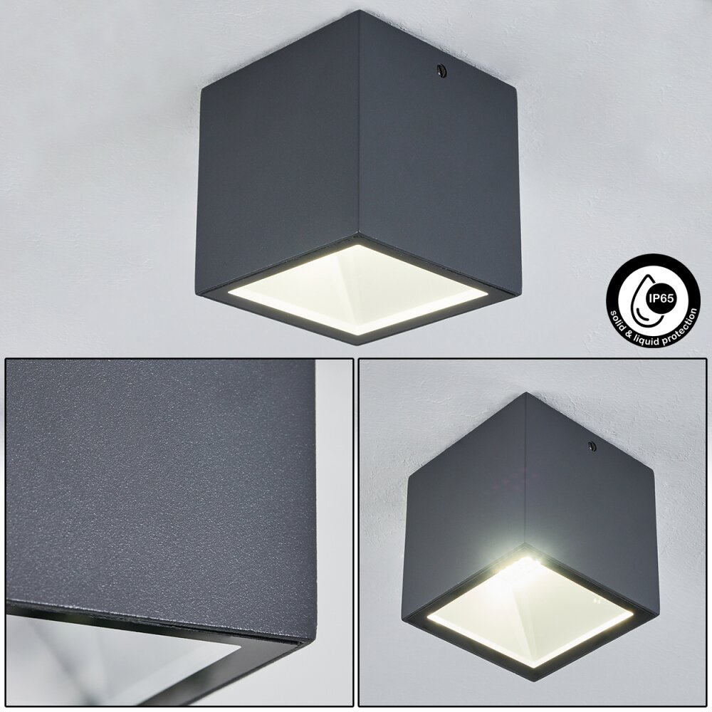 Spidern Lampa Sufitowa zewnętrzna LED Antracytowy, Biały, 1-punktowy main product photo