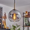 Koyoto Lampa Wisząca Szkło 20 cm Stary mosiądz, 1-punktowy