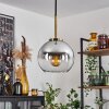 Koyoto Lampa Wisząca Szkło 15 cm Stary mosiądz, 1-punktowy