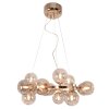 Lampa Wisząca By Rydens Splendor W kolorze bursztynu, Złoty, 15-punktowe