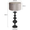 Steinhauer Lyons lampka nocna Czarny, 1-punktowy