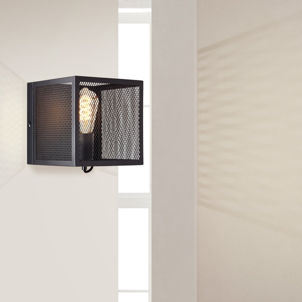 Brilliant Maze Lampa ścienna Czarny, 1-punktowy main product photo