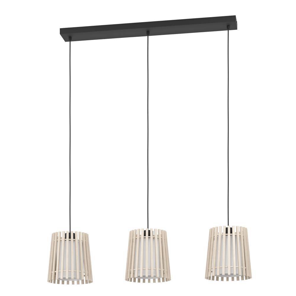 Eglo FATTORIA Lampa Wisząca Czarny, 3-punktowe main product photo