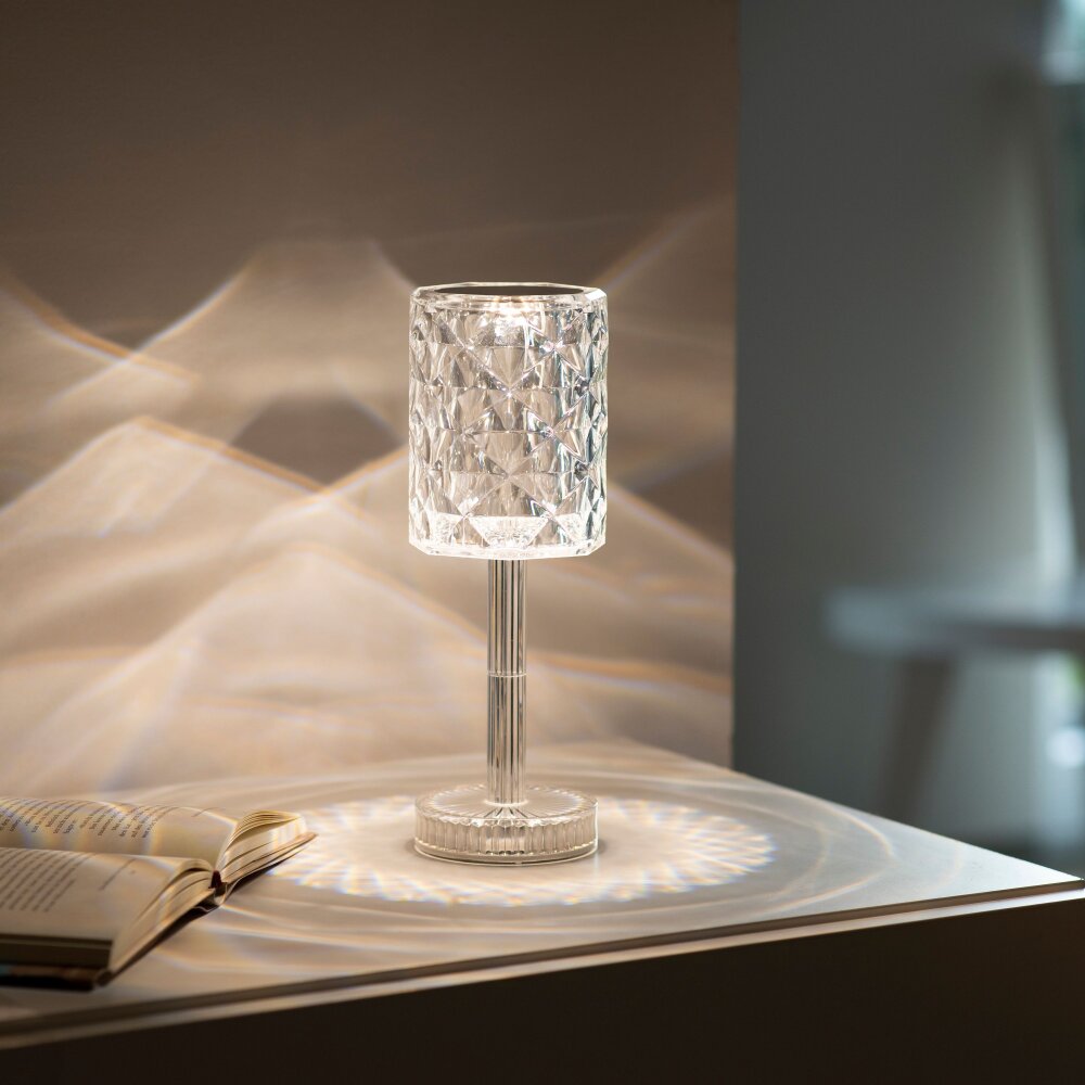Leuchten-Direkt KRISTALA lampka nocna Przezroczysty, 1-punktowy main product photo