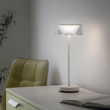 Leuchten-Direkt DORA lampka nocna LED Biały, 1-punktowy