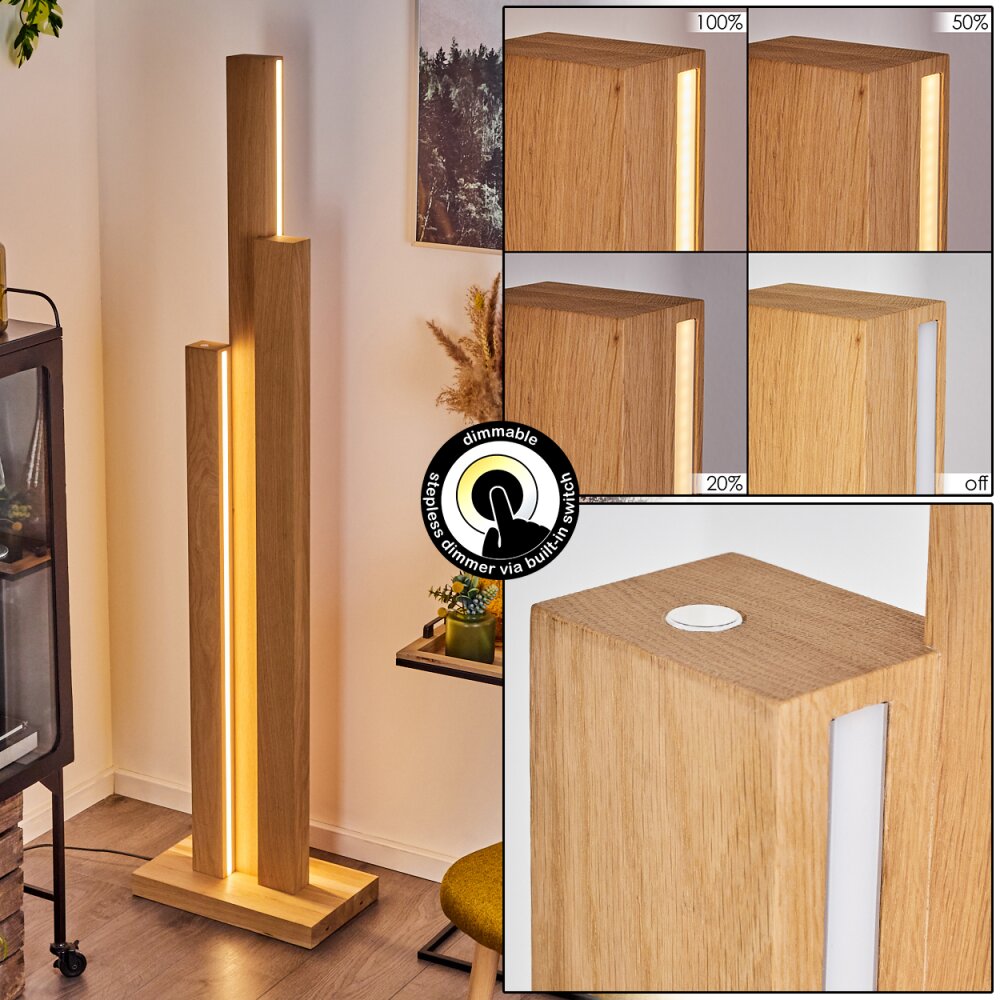 Tejedor Lampa Stojąca LED Ecru, 3-punktowe main product photo