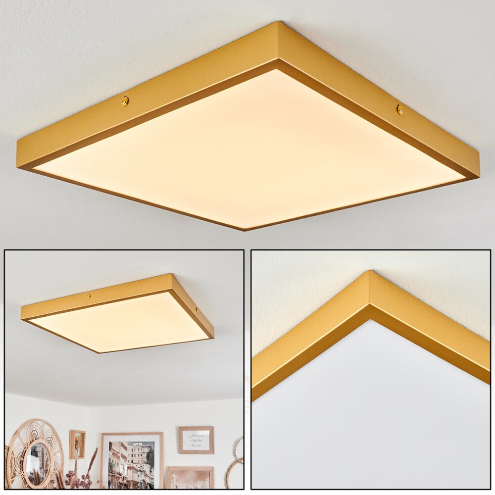Broglen Lampa Sufitowa LED Złoty, 1-punktowy main product photo
