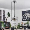 Koyoto Lampa Wisząca Szkło 25 cm Stal szczotkowana, 1-punktowy