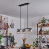 Koyoto Lampa Wisząca Szkło 15 cm Przydymiony, 3-punktowe