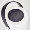 Acebal Lampy solarne LED Czarny, Biały, 1-punktowy, Zmieniacz kolorów