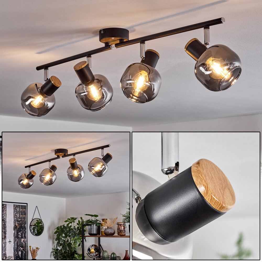 Lexington Lampa Sufitowa Czarny, 4-punktowe main product photo