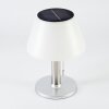 Alcudia Solar Lampa stołowa LED Nikiel matowy, 10-punktowe