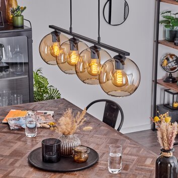 Koyoto Lampa Wisząca Szkło 20 cm W kolorze bursztynu, 4-punktowe Koyoto Lampa Wisząca Szkło 20 cm W kolorze bursztynu, 4-punktowe
