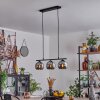 Koyoto Lampa Wisząca Szkło 15 cm chrom, 3-punktowe