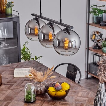 Koyoto Lampa Wisząca Szkło 20 cm Przydymiony, 3-punktowe Koyoto Lampa Wisząca Szkło 20 cm Przydymiony, 3-punktowe