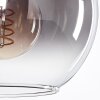 Koyoto Lampa Wisząca Szkło 20 cm Przydymiony, 3-punktowe