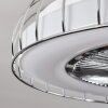 Burmeister wentylator sufitowy LED Biały, 1-punktowy, Zdalne sterowanie