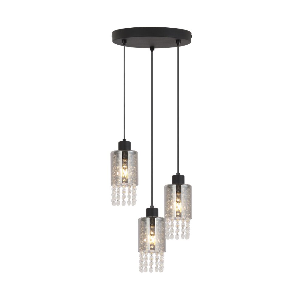 Globo BACKEY Lampa Wisząca Czarny, 3-punktowe main product photo