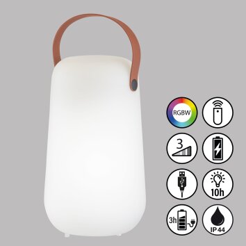 FHL easy Collgar lampka nocna LED Biały, 1-punktowy, Zdalne sterowanie, Zmieniacz kolorów