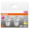 OSRAM SUPERSTAR Zestaw 2 lamp LED GU10 4,5 W 2700 kelwin 350 lumenówów