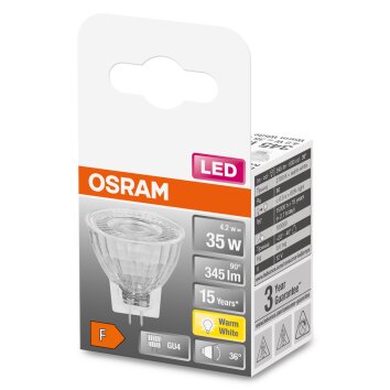 OSRAM LED STAR GU4 4,2 W 2700 kelwin 345 lumenówów