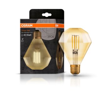 OSRAM Vintage 1906® LED E27 4 W 2400 kelwin 470 lumenówów