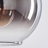 Koyoto Lampa Wisząca Szkło 20 cm Przydymiony, 5-punktowe