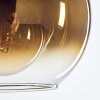 Koyoto Lampa Wisząca Szkło 20 cm Złoty, Przezroczysty, 5-punktowe