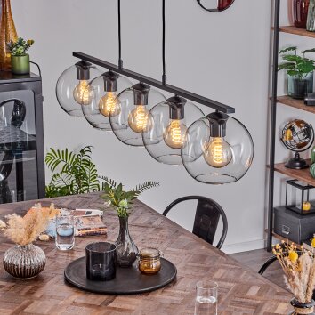 Koyoto Lampa Wisząca Szkło 20 cm przezroczysty, 5-punktowe