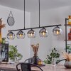 Koyoto Lampa Wisząca Szkło 15 cm przydymiony, 5-punktowe