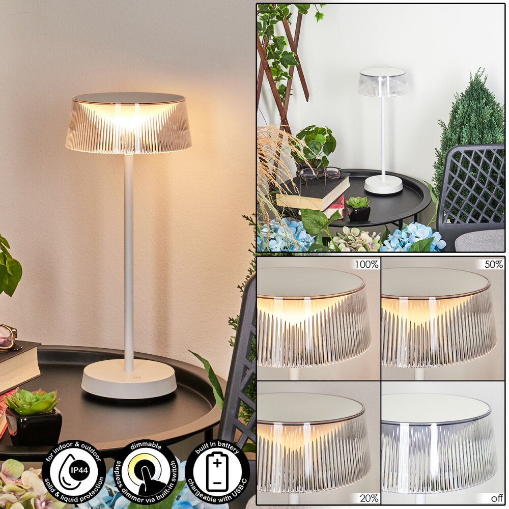Oundo Lampa stołowa LED Biały, 1-punktowy main product photo