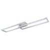 Globo SALMOS Lampa Sufitowa LED Aluminium, Szary, Srebrny, 2-punktowe, Zdalne sterowanie, Zmieniacz kolorów