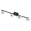 Fischer & Honsel Ray Lampa Sufitowa LED Czarny, 4-punktowe