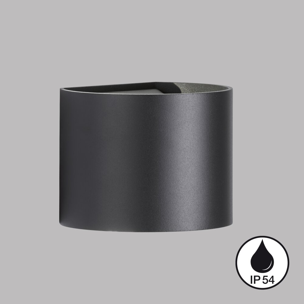 Fischer & Honsel Matteo Lampa ścienna LED Czarny, 2-punktowe main product photo