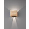 Fischer & Honsel Paloma Lampa ścienna LED Jasne drewno, 2-punktowe