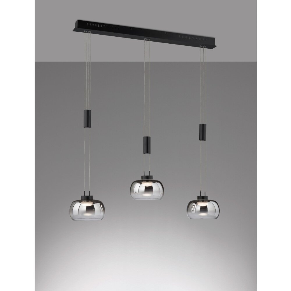 Fischer & Honsel Arosa Lampa Wisząca LED Czarny, 3-punktowe main product photo